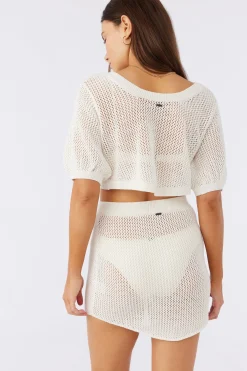 Women O’Neill Cover-Ups<ERIN CROCHET MINI SKIRT COVER-UP