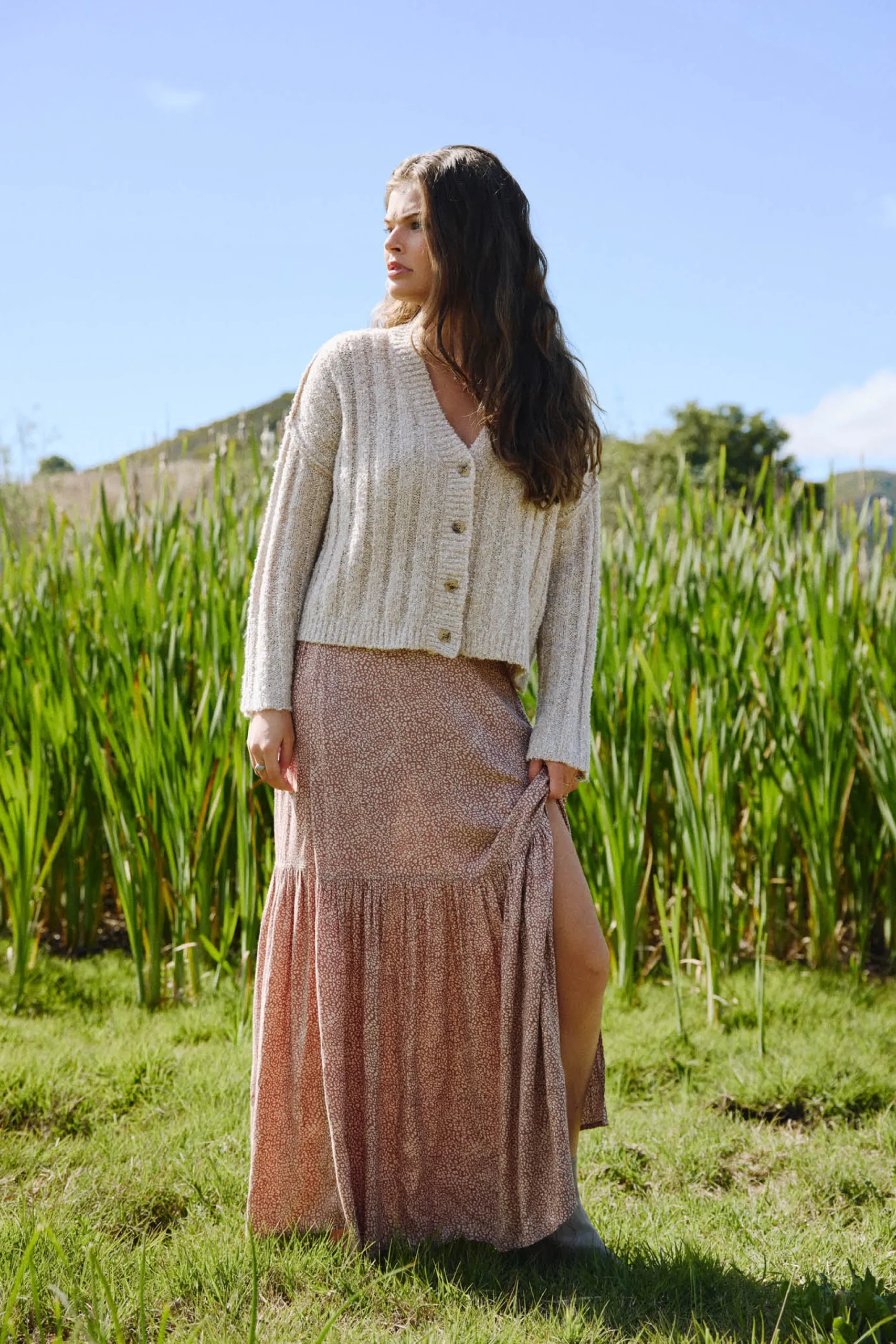 Women O’Neill Sweaters, Hoodies & Fleece<FERRIS SWEATER BUTTON FRONT CARDIGAN