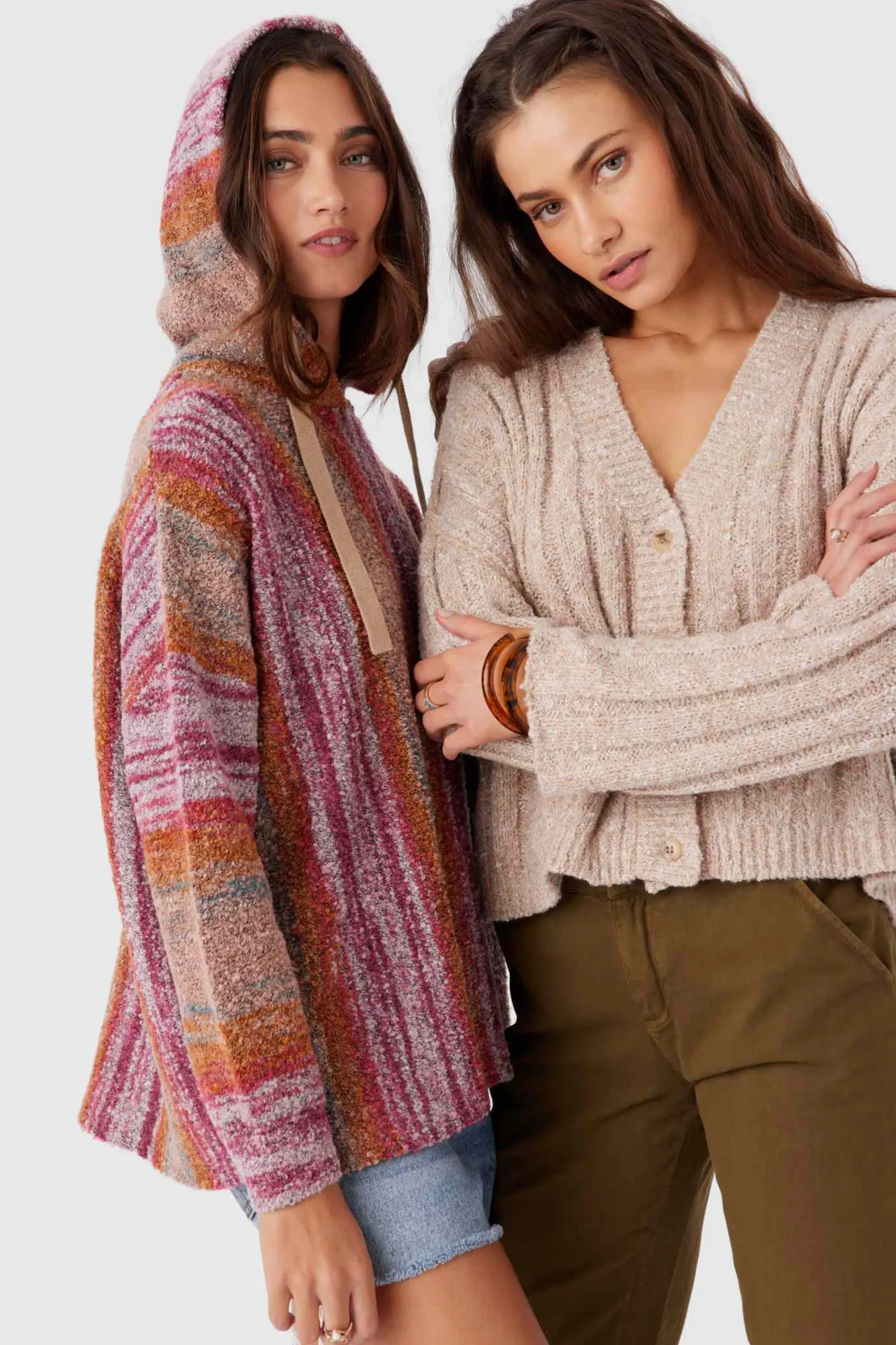 Women O’Neill Sweaters, Hoodies & Fleece<FERRIS SWEATER BUTTON FRONT CARDIGAN