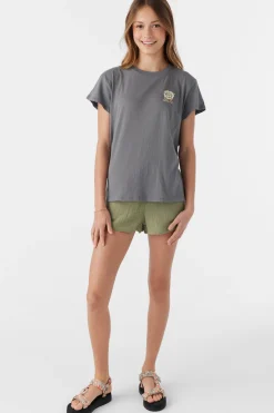 Kids O’Neill Tops<GIRL'S ADORNED SKY TEE