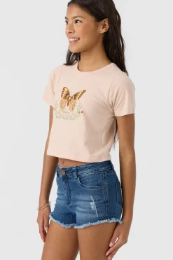 Kids O’Neill Bottoms<GIRL'S AIDEN DENIM SHORTS