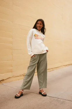 Kids O’Neill Bottoms<GIRL'S BRENDITA CRINKLE DOUBLE GAUZE PANTS