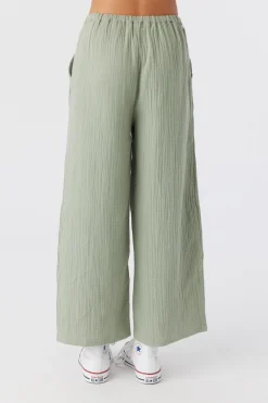 Kids O’Neill Bottoms<GIRL'S BRENDITA CRINKLE DOUBLE GAUZE PANTS
