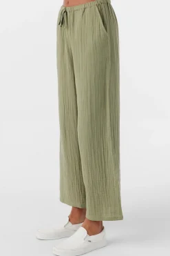 Kids O’Neill Bottoms<GIRL'S BRENDITA CRINKLE DOUBLE GAUZE PANTS