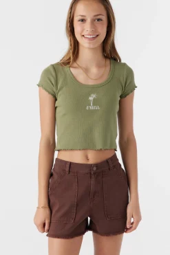 Kids O’Neill Bottoms<GIRL'S CHARLI ULTILITY SHORTS