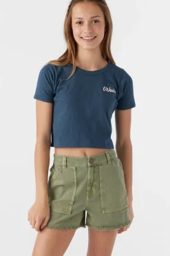Kids O’Neill Bottoms<GIRL'S CHARLI ULTILITY SHORTS
