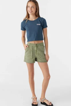Kids O’Neill Bottoms<GIRL'S CHARLI ULTILITY SHORTS