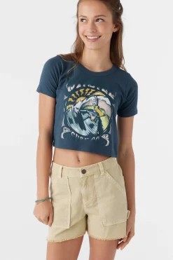 Kids O’Neill Bottoms<GIRL'S CHARLI ULTILITY SHORTS