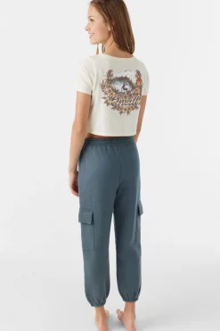 Kids O’Neill Bottoms<GIRL'S DEMNA CARGO FLEECE PANTS