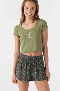 Kids O’Neill Bottoms<GIRL'S GABI AVA DITSY BEACH SHORTS