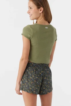 Kids O’Neill Bottoms<GIRL'S GABI AVA DITSY BEACH SHORTS
