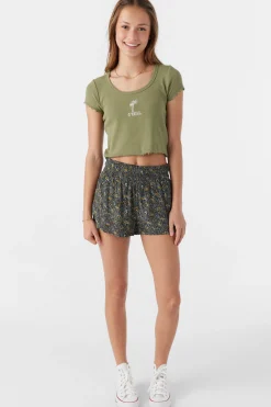 Kids O’Neill Bottoms<GIRL'S GABI AVA DITSY BEACH SHORTS