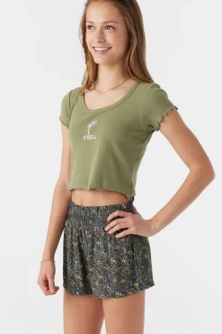 Kids O’Neill Bottoms<GIRL'S GABI AVA DITSY BEACH SHORTS