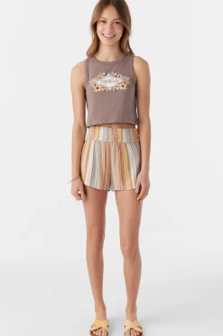 Kids O’Neill Bottoms<GIRL'S GABI STRIPE BEACH SHORTS