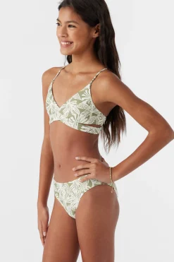 Women/Kids O’Neill Swim Sets|Swim Sets<GIRL'S HALFMOON TROPICAL WRAP TOP SET