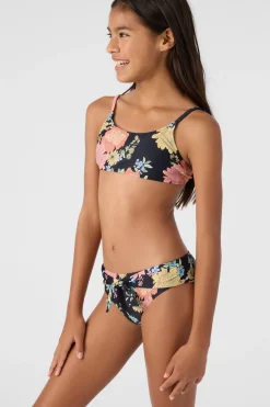 Women/Kids O’Neill Swim Sets|Swim Sets<GIRL'S KALI FLORAL TIE BACK BRALETTE & BOTTOMS