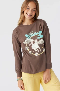 Kids O’Neill Tops<GIRL'S MYSTIC TEE