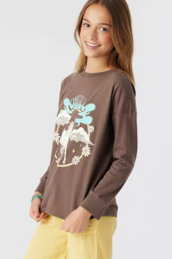 Kids O’Neill Tops<GIRL'S MYSTIC TEE