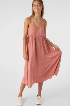 Kids O’Neill Dresses<GIRL'S NADYA MIDI DRESS