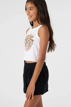 Kids O’Neill Tops<GIRL'S PEACE FLOWER TANK