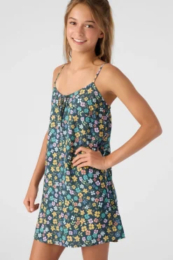 Kids O’Neill Dresses<GIRL'S SALLY LAYLA FLORAL DRESS