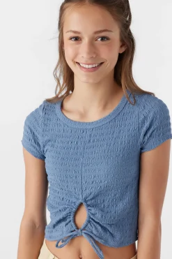 Kids O’Neill Tops<GIRL'S SHELLIE TEXTURED KNIT TOP