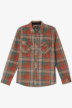 O’Neill Shirts & Flannels<GLACIER PLAID SUPERFLEECE SHIRT