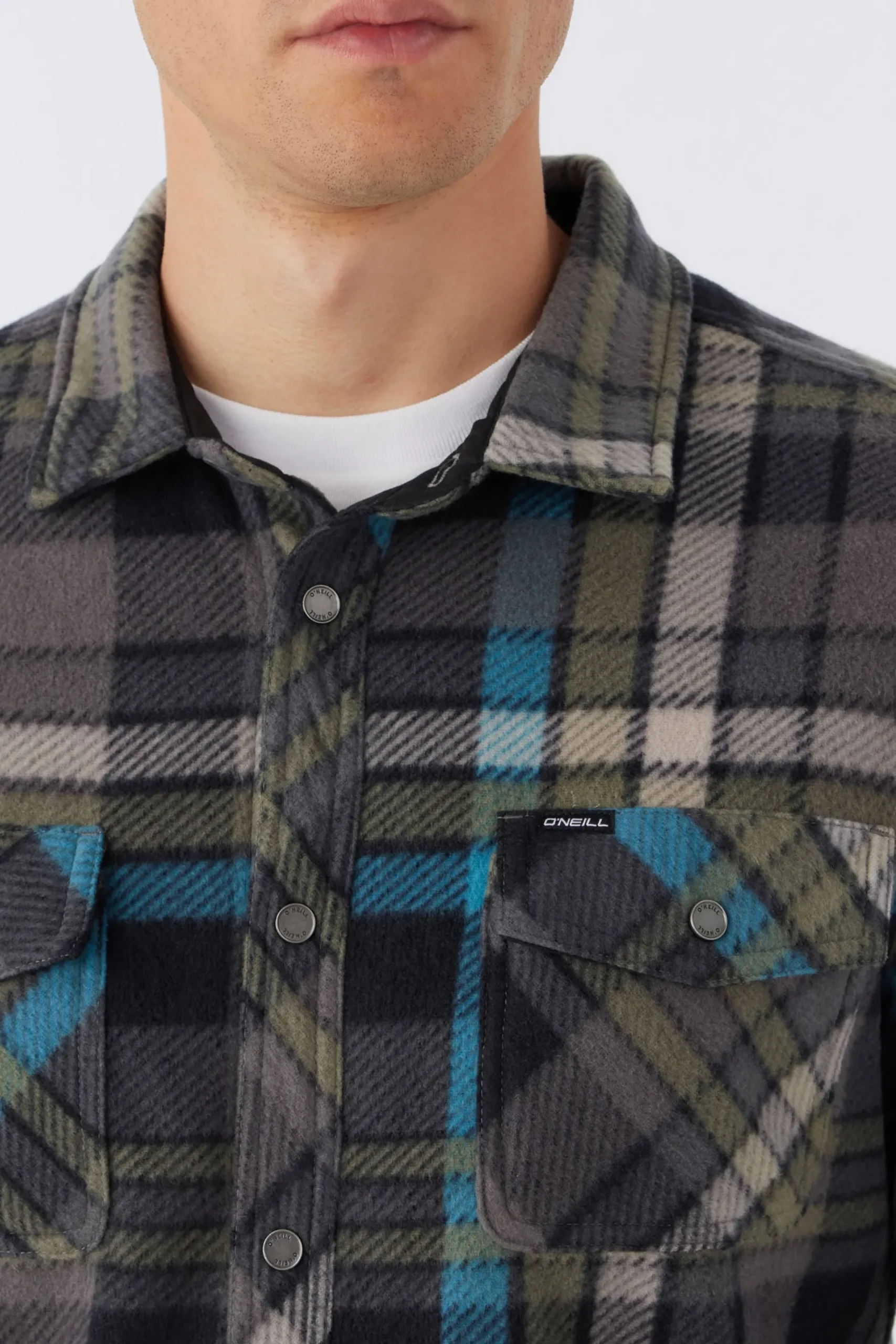 O’Neill Shirts & Flannels<GLACIER PLAID SUPERFLEECE SHIRT