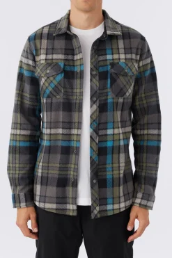 O’Neill Shirts & Flannels<GLACIER PLAID SUPERFLEECE SHIRT