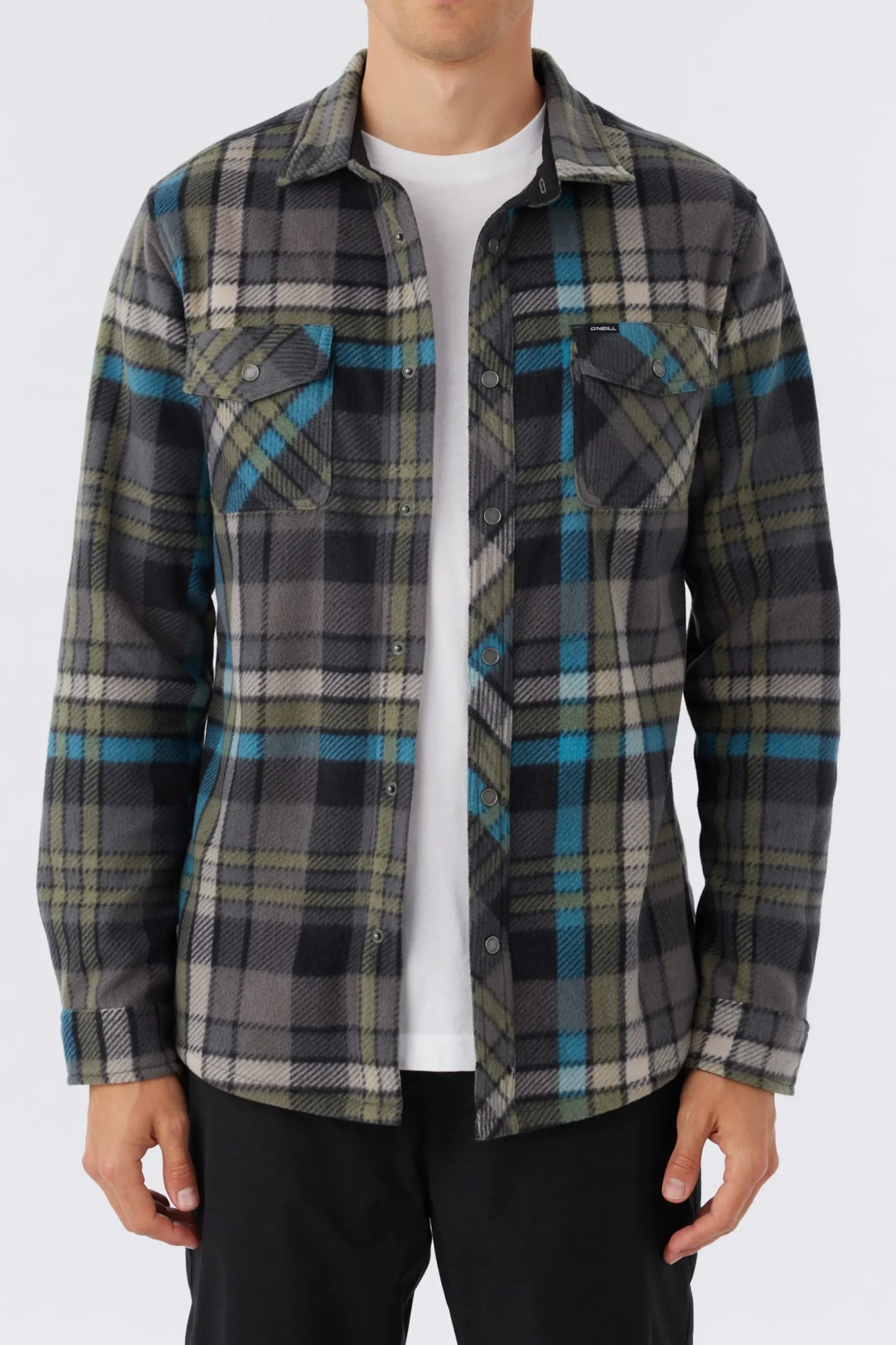O’Neill Shirts & Flannels<GLACIER PLAID SUPERFLEECE SHIRT