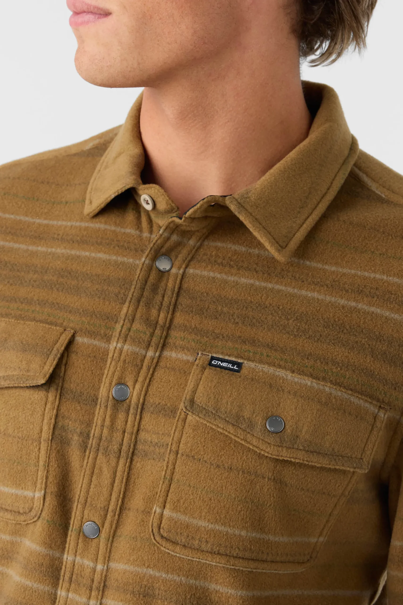 O’Neill Shirts & Flannels<GLACIER STANDARD FIT SUPERFLEECE OVERSHIRT
