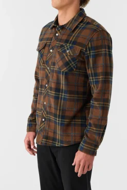 O’Neill Shirts & Flannels<GLACIER STANDARD FIT SUPERFLEECE OVERSHIRT