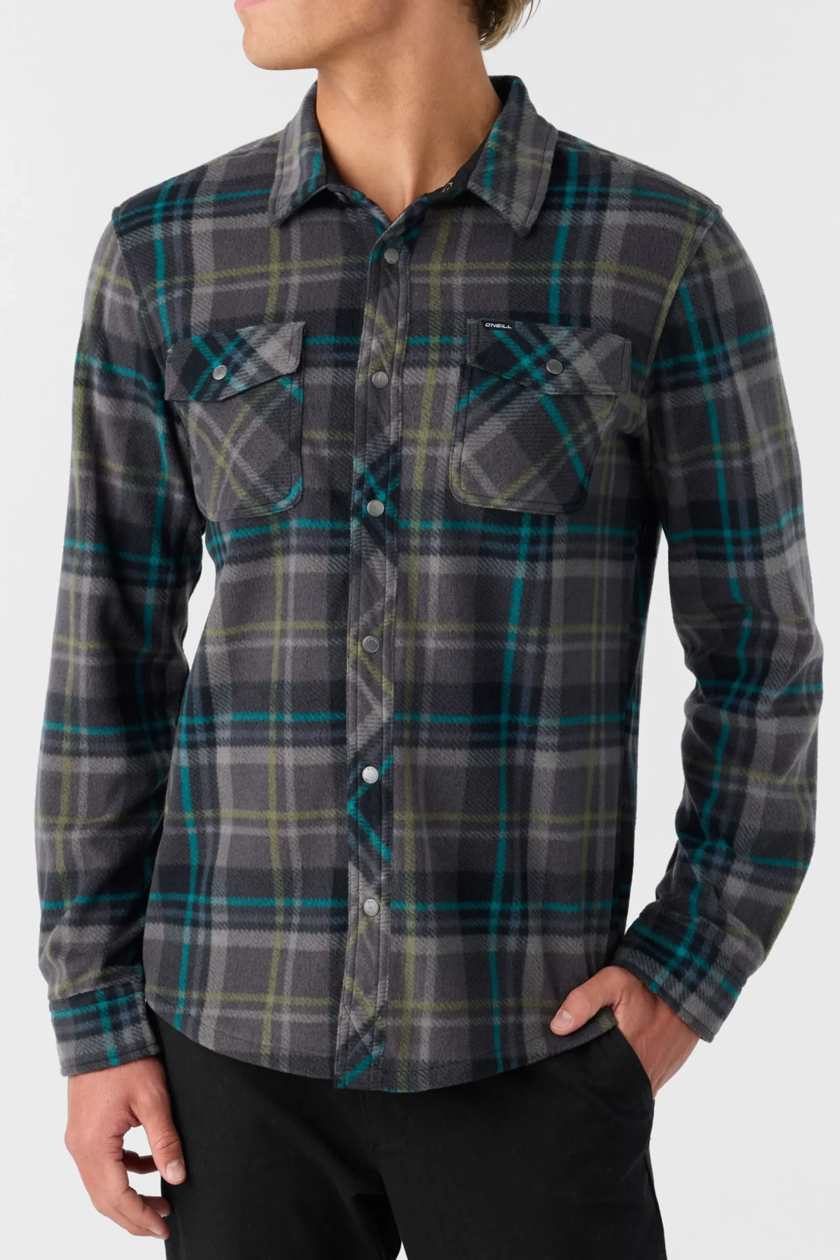 O’Neill Shirts & Flannels<GLACIER STANDARD FIT SUPERFLEECE OVERSHIRT