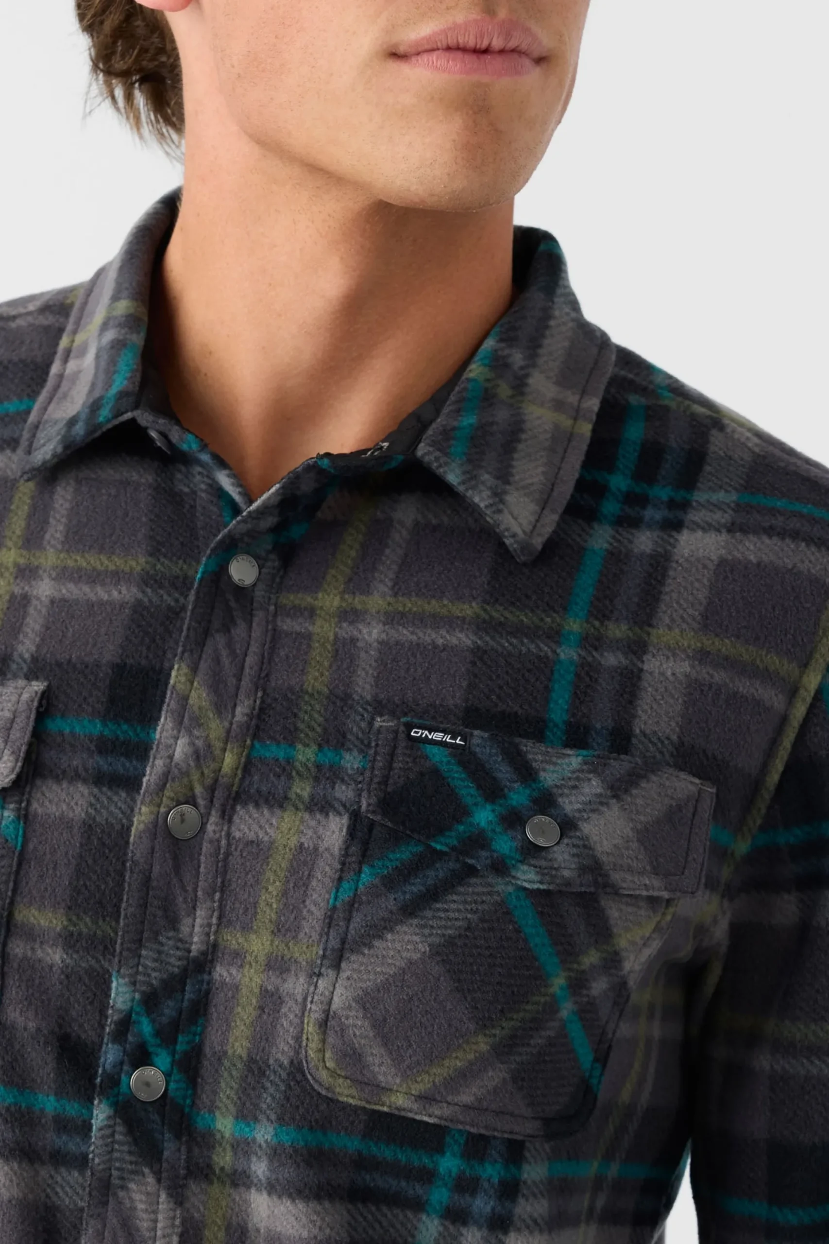 O’Neill Shirts & Flannels<GLACIER STANDARD FIT SUPERFLEECE OVERSHIRT