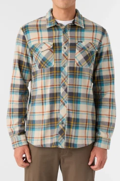 O’Neill Shirts & Flannels<GLACIER STANDARD FIT SUPERFLEECE OVERSHIRT