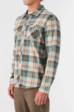 O’Neill Shirts & Flannels<GLACIER STANDARD FIT SUPERFLEECE OVERSHIRT