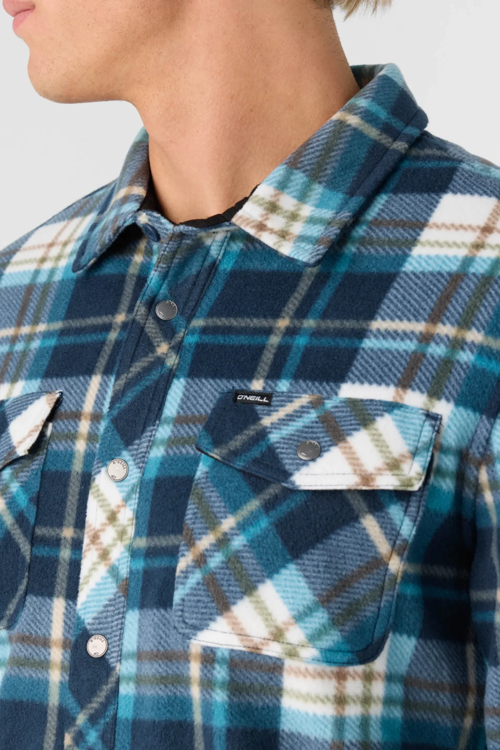 O’Neill Shirts & Flannels<GLACIER STANDARD FIT SUPERFLEECE OVERSHIRT