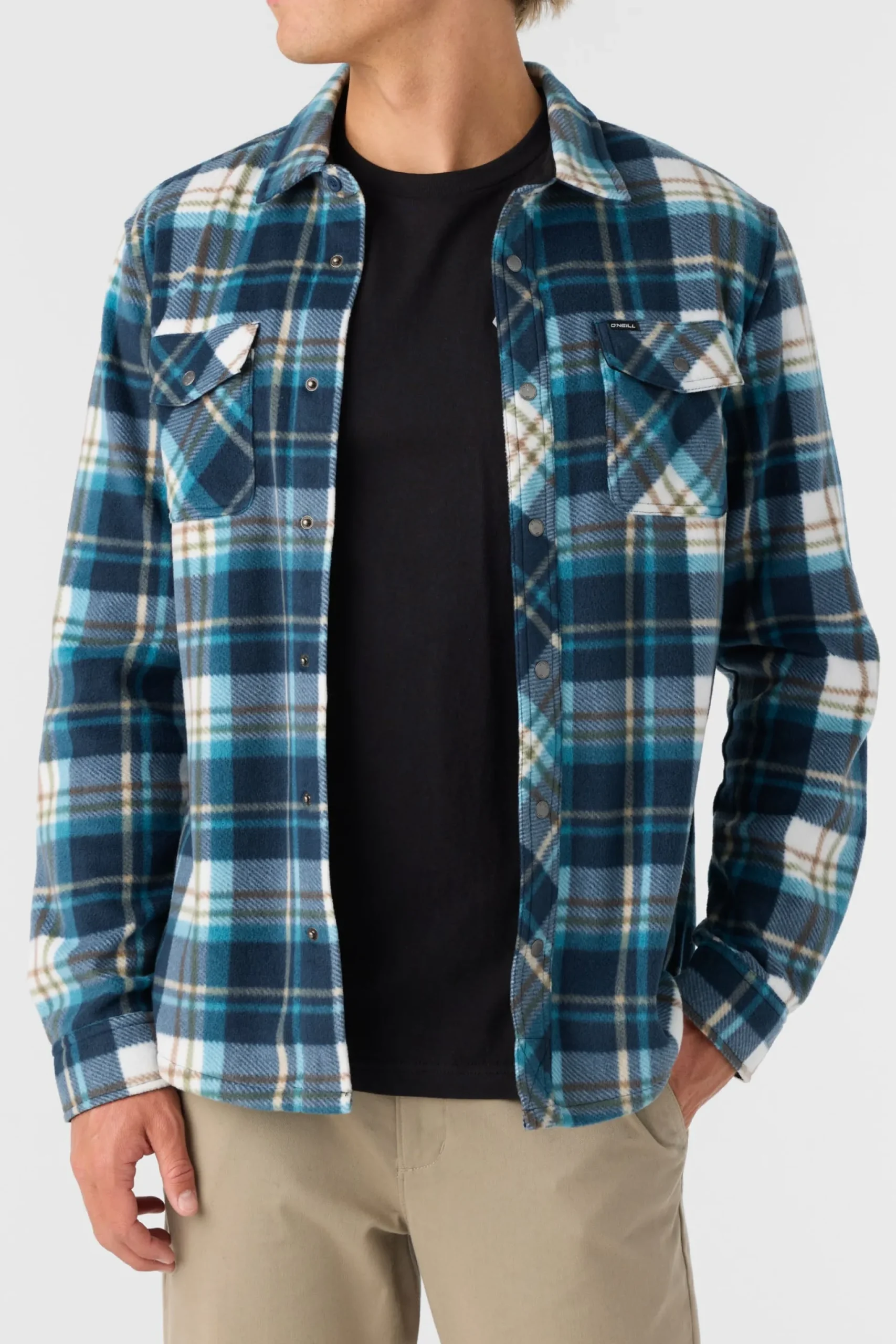 O’Neill Shirts & Flannels<GLACIER STANDARD FIT SUPERFLEECE OVERSHIRT