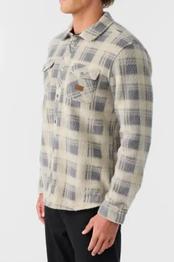 O’Neill Shirts & Flannels<GLACIER STANDARD FIT SUPERFLEECE OVERSHIRT