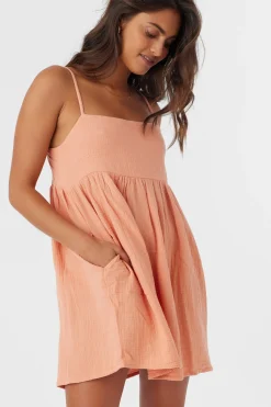 Women O’Neill Cover-Ups|Dresses<HADIA CRINKLE DOUBLE GAUZE MINI DRESS