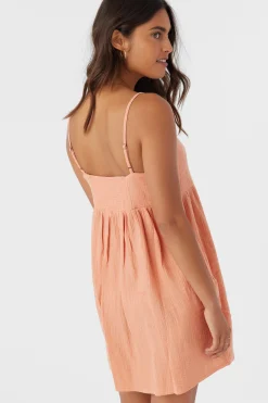 Women O’Neill Cover-Ups|Dresses<HADIA CRINKLE DOUBLE GAUZE MINI DRESS
