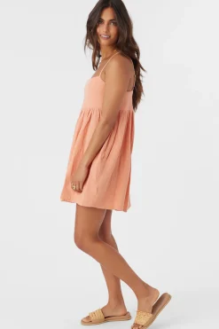 Women O’Neill Cover-Ups|Dresses<HADIA CRINKLE DOUBLE GAUZE MINI DRESS