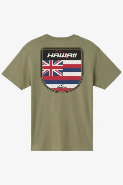 O’Neill Tees<HAWAII BADGE STANDARD FIT TEE