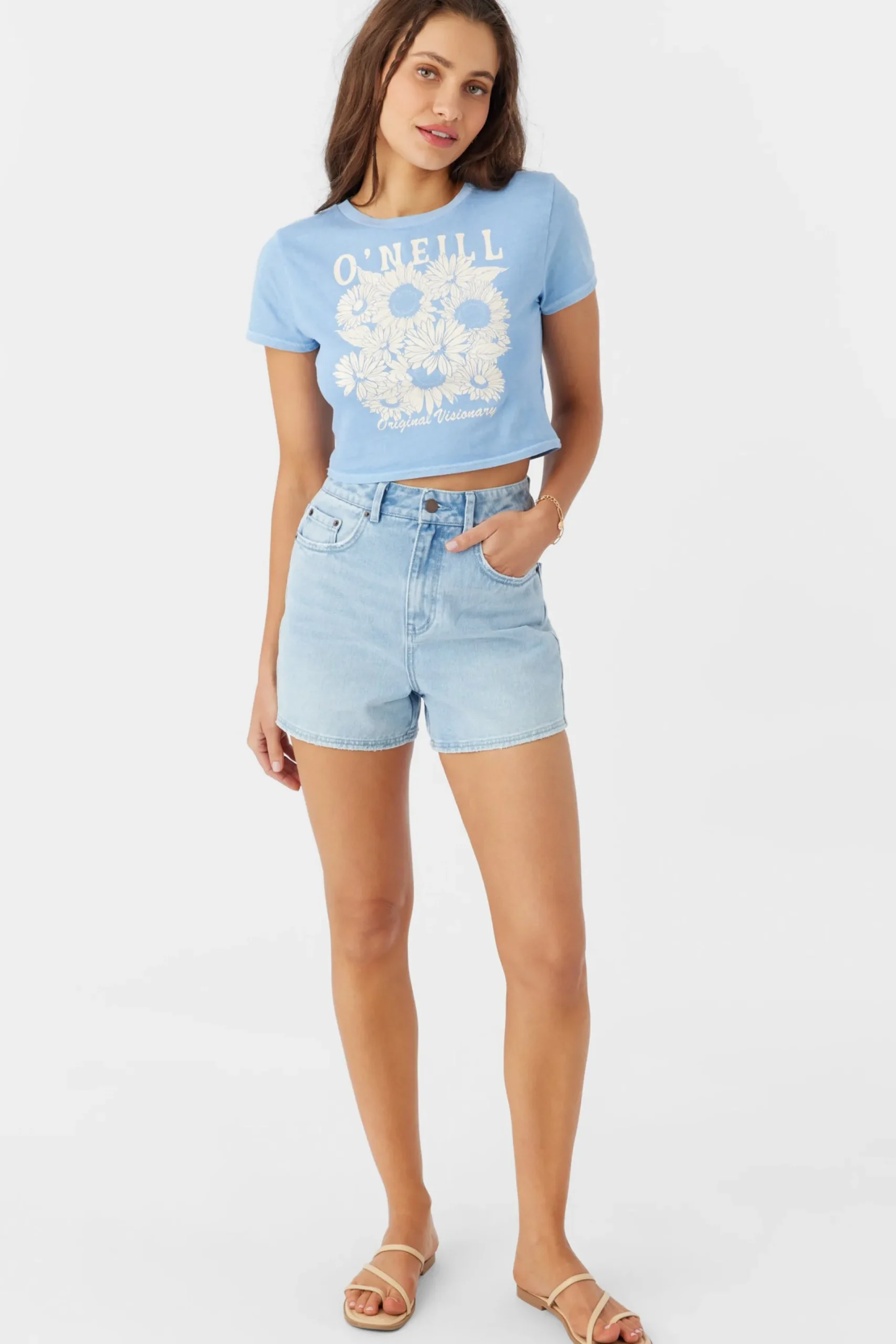 Women O’Neill Graphic Tees & Tanks<HERITAGE DAISY TEE