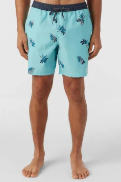 O’Neill Side Pockets|Swim Trunks<HERMOSA ELASTIC WAIST 17" SWIM TRUNKS