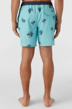 O’Neill Side Pockets|Swim Trunks<HERMOSA ELASTIC WAIST 17" SWIM TRUNKS