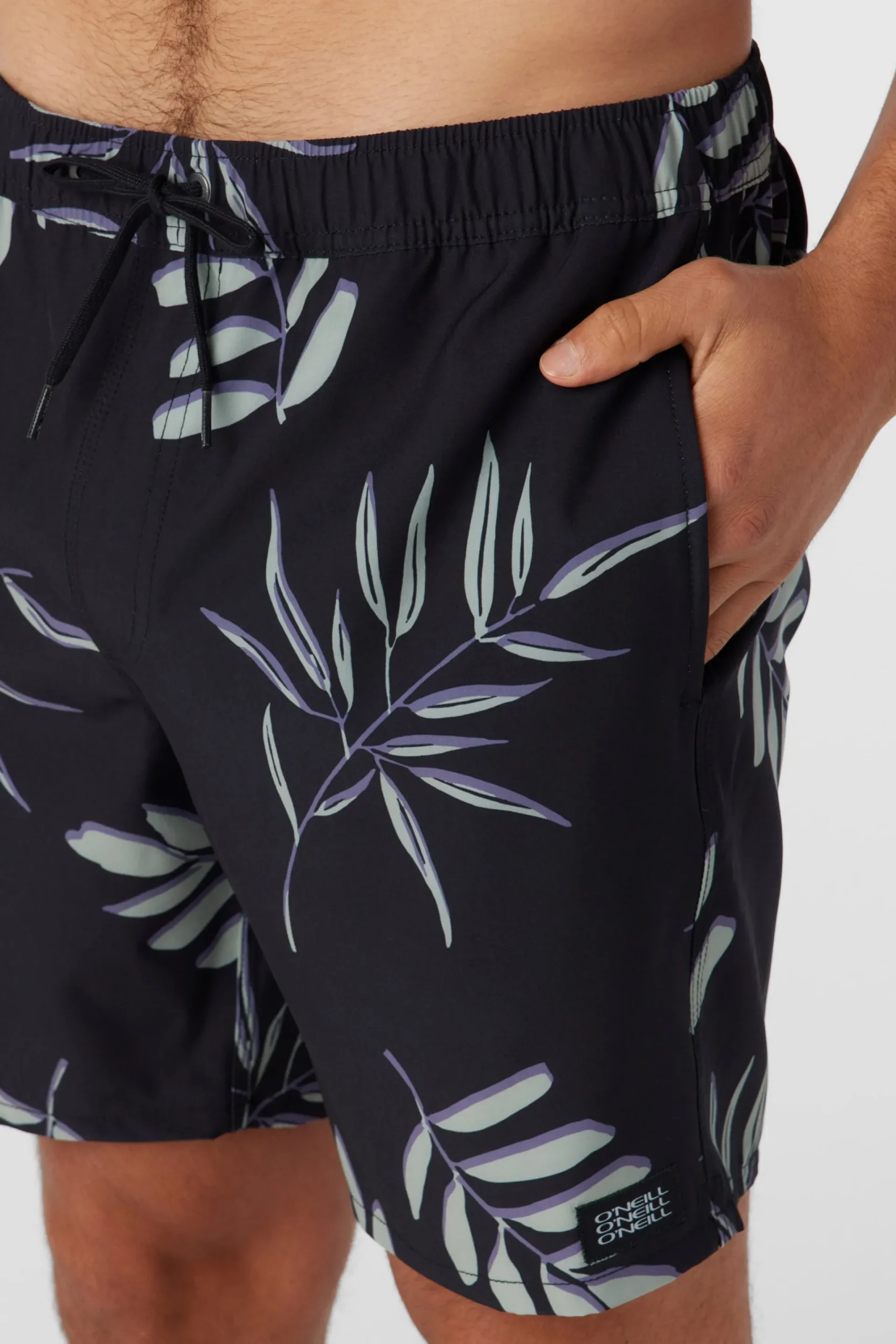 O’Neill Side Pockets|Swim Trunks<HERMOSA ELASTIC WAIST 17" SWIM TRUNKS