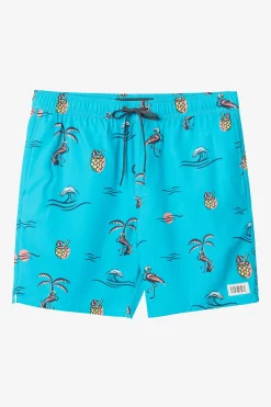 O’Neill Swim Trunks<HERMOSA ELASTIC WAIST 17" SWIM TRUNKS
