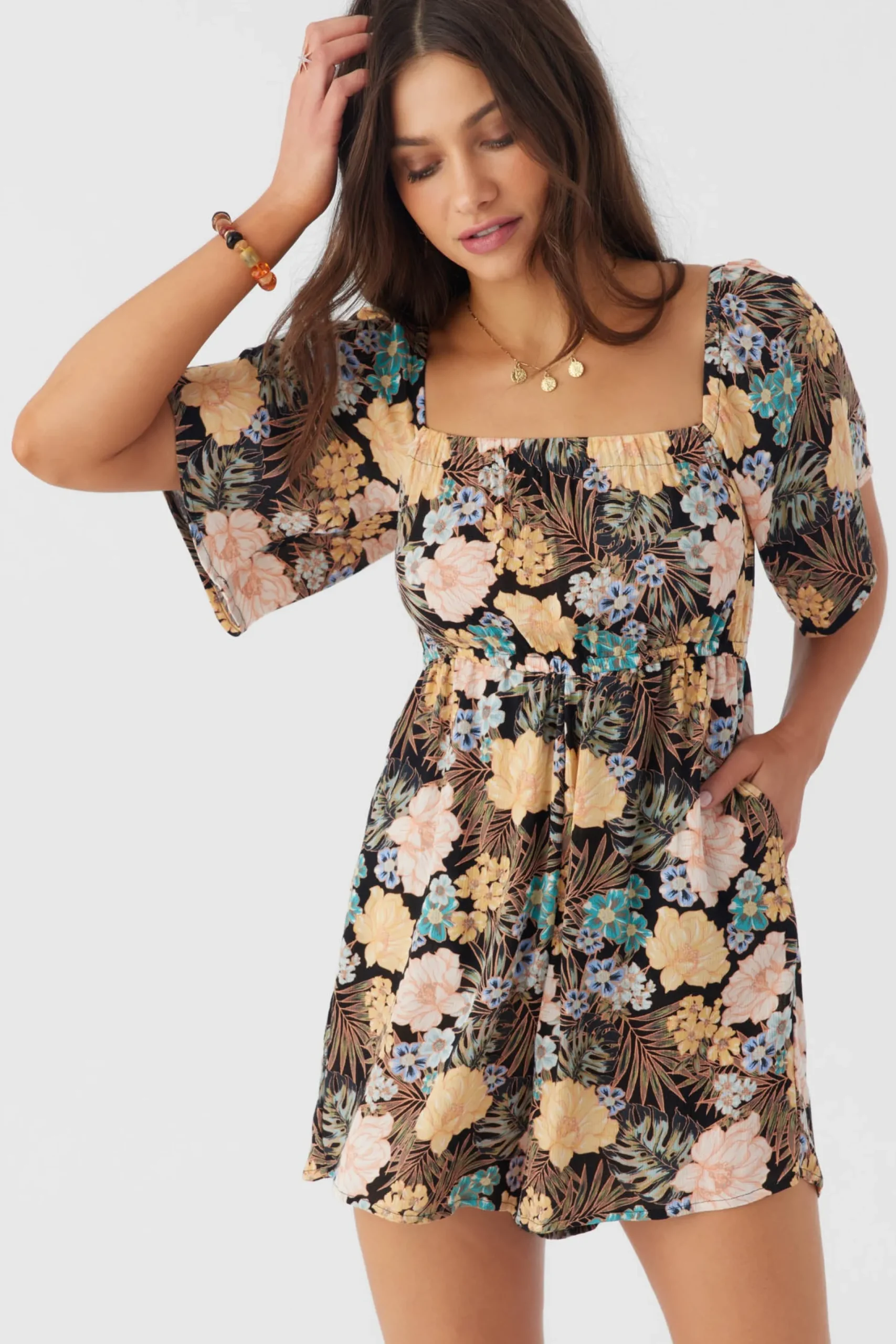 Women O’Neill Jumpsuits & Rompers<JASLYNN MACAW TROPICAL ROMPER