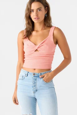 Women O’Neill Tops<JAYDE TWIST KNIT TANK TOP